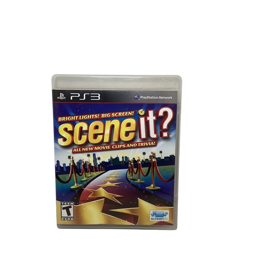Scene It? Bright Lights! Big Screen! Sony PlayStation 3 PS3 Movie Trivia Game